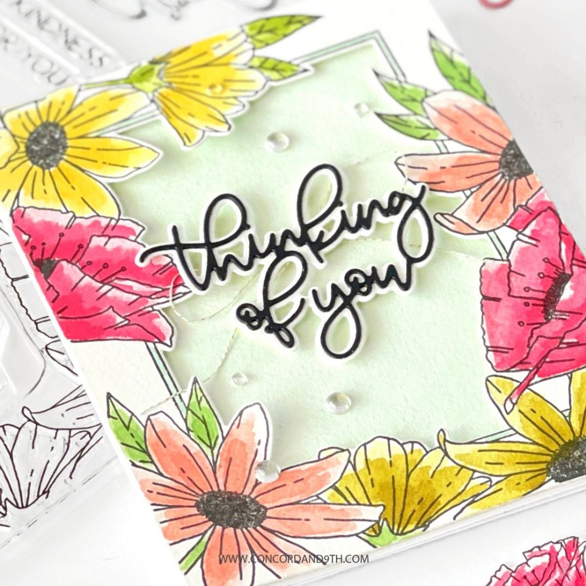 Concord & 9th Heartfelt Blossoms Stamp Set