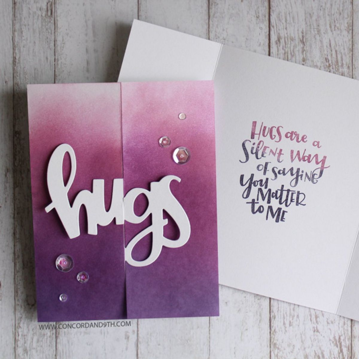 Concord & 9th Hugs Card Dies