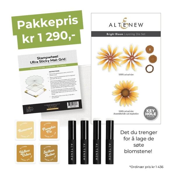 Hovedbilde Altenew Bright Bloom - produktpakke