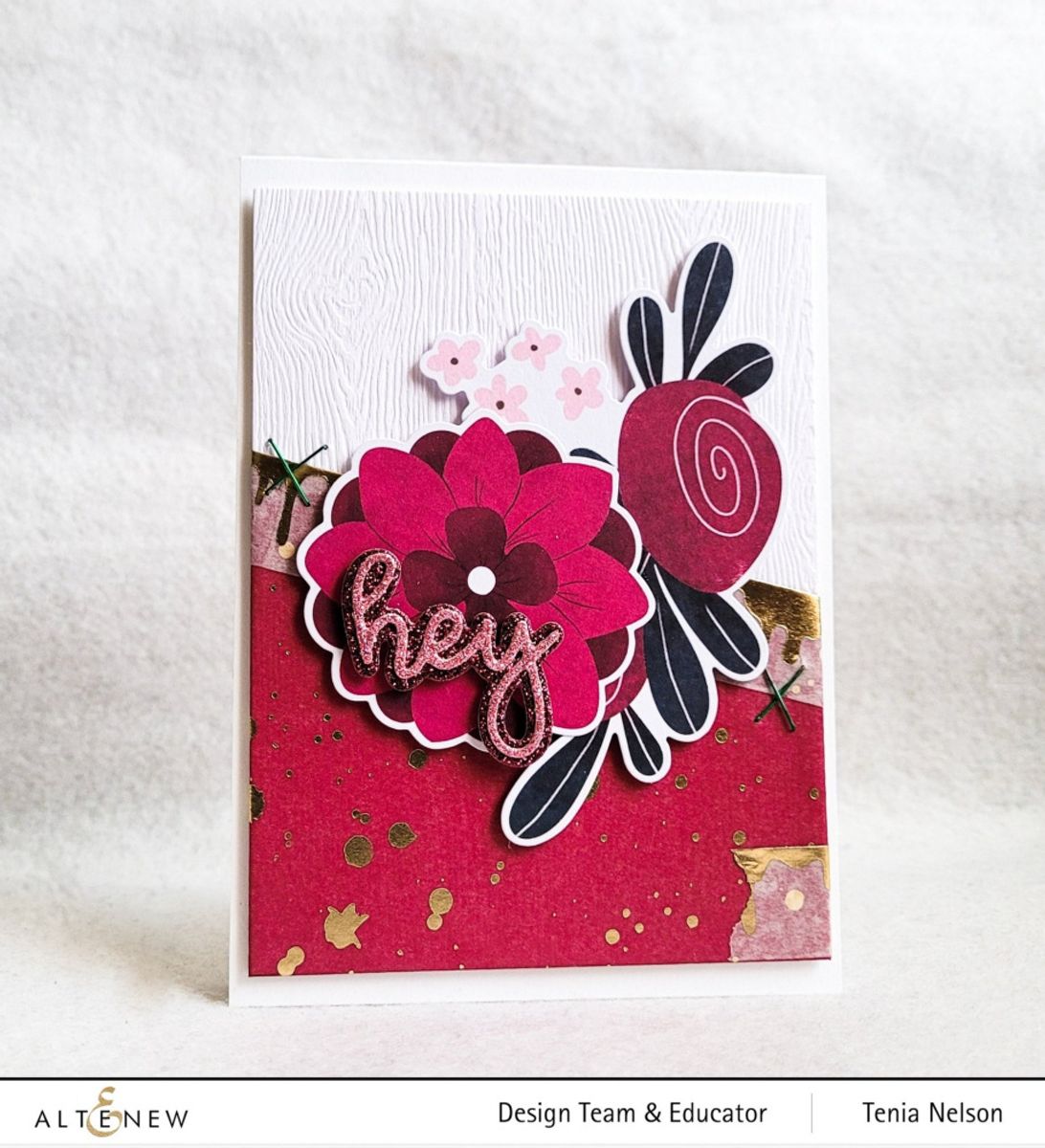 Altenew Gold Foil Paint Drip Washi Tape