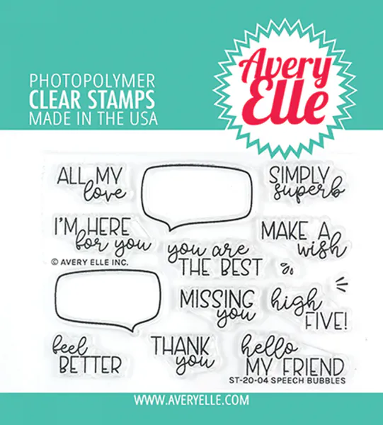 Hovedbilde Avery Elle Speech Bubbles Stamp & Die Set