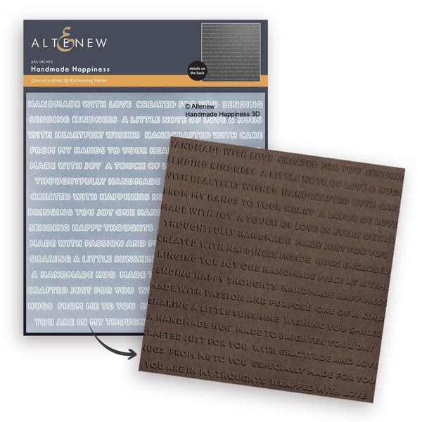 Hovedbilde Handmade Happiness 3D Embossing Folder