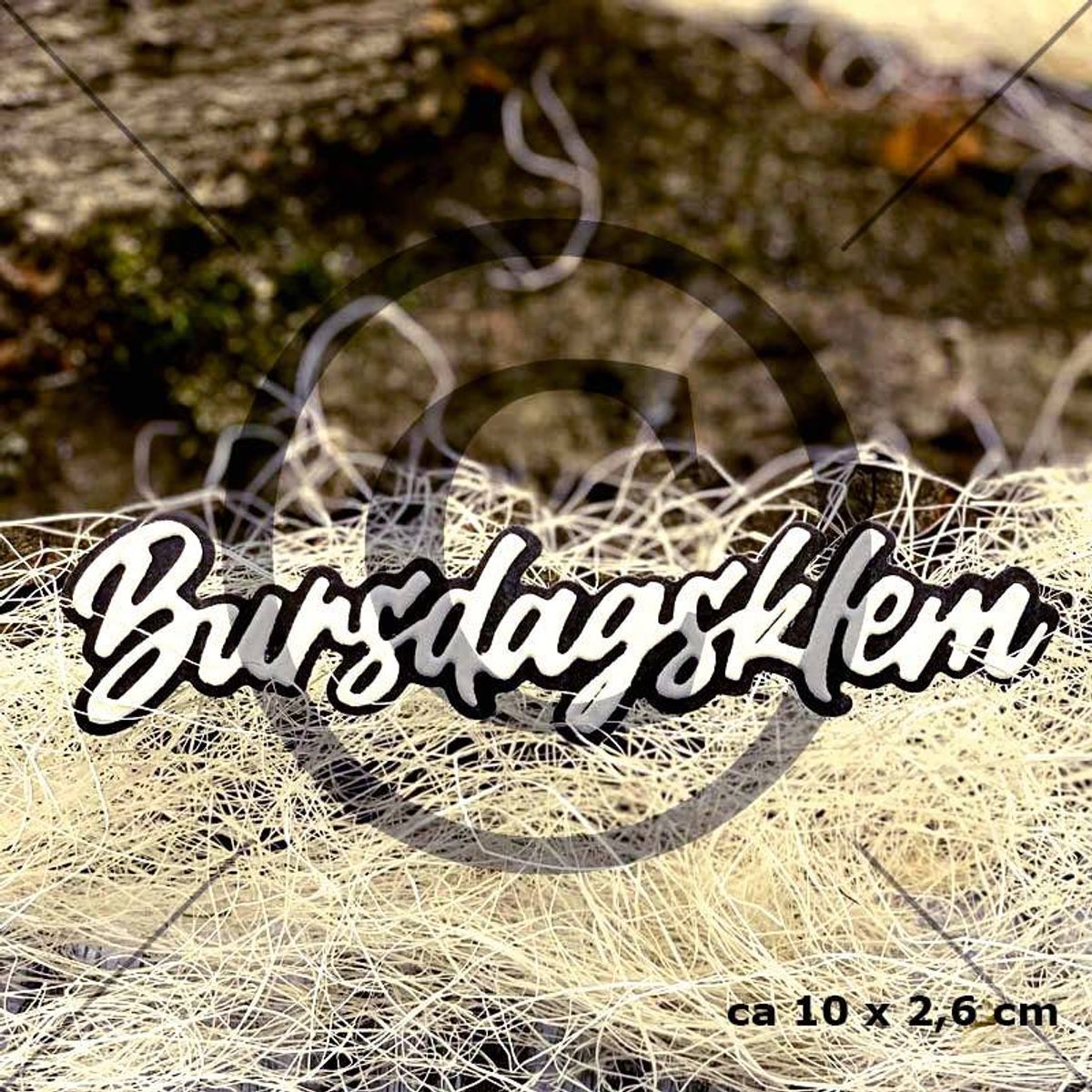 Papirdesign Bursdagsklem 4 dies