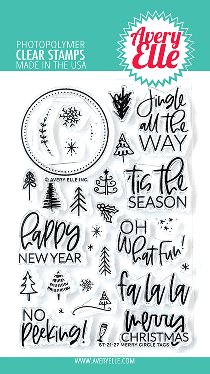 Avery Elle Holiday Circle Tags Dies