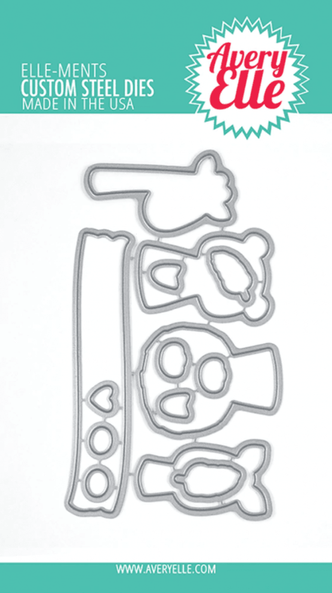 Avery Elle Peek-A-Boo Jungle Clear Stamps