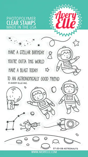 Hovedbilde Avery Elle Astronauts Stamp & Die Set