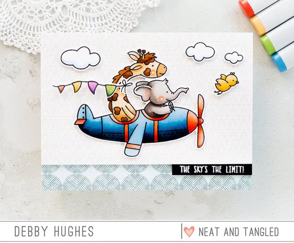 Bilde av Neat & Tangled So Fly Stamp Set