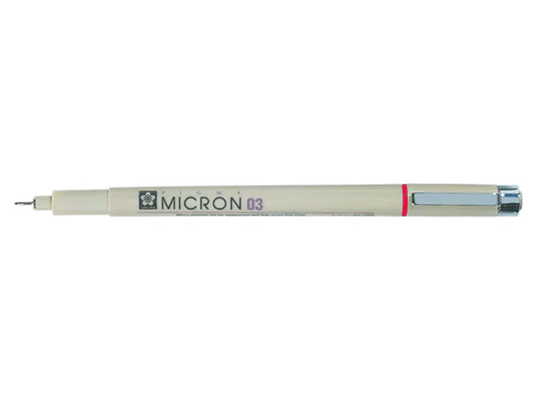 Hovedbilde Sakura Pigma Micron 03 Rød