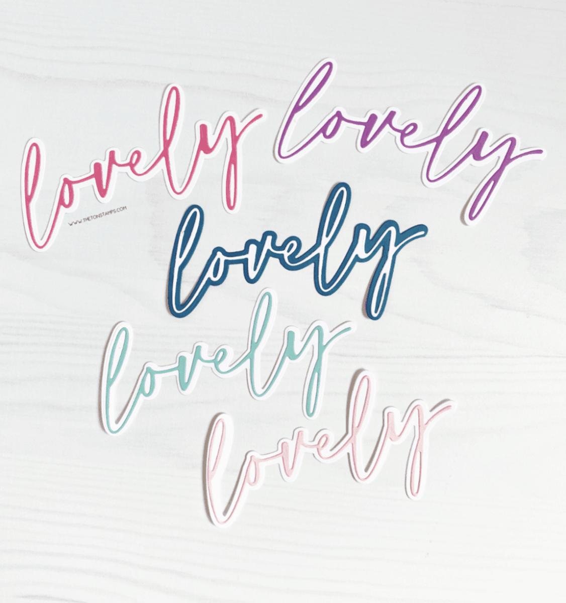 The Ton Script Words Dies Bundle