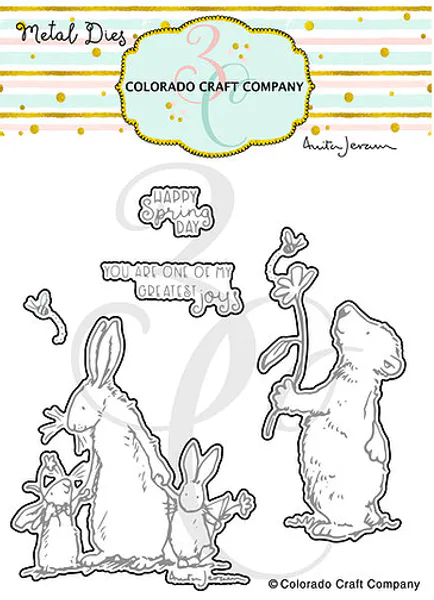 Bilde av 3C/ Anita Jeram Happy Day! stamp and die set