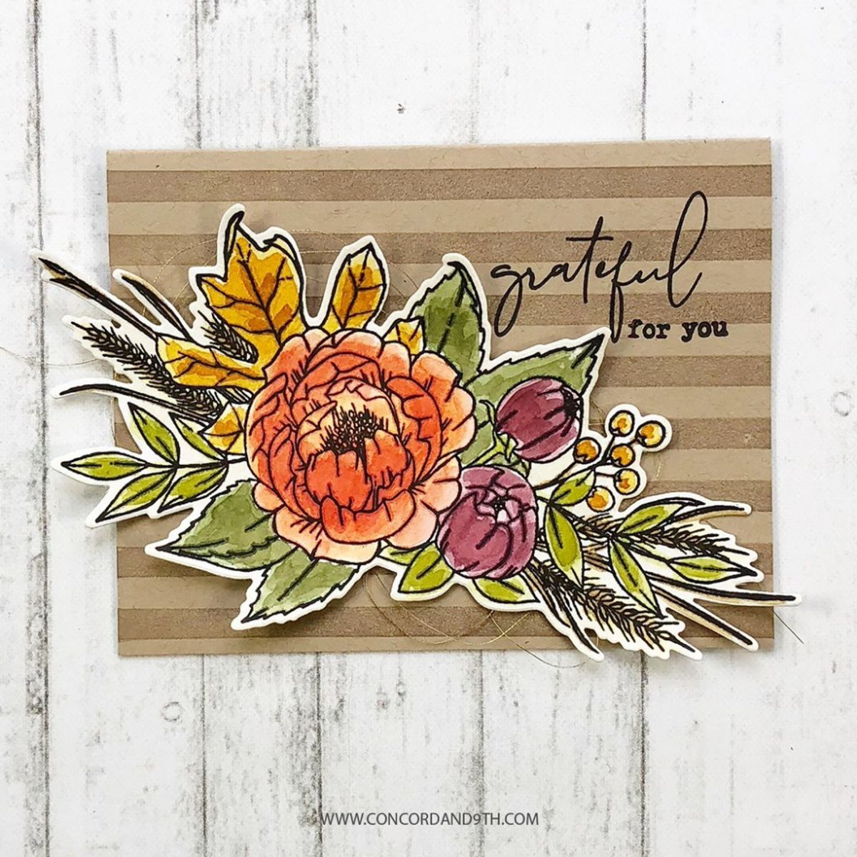 Concord & 9th Grateful For Everything Stamp Set