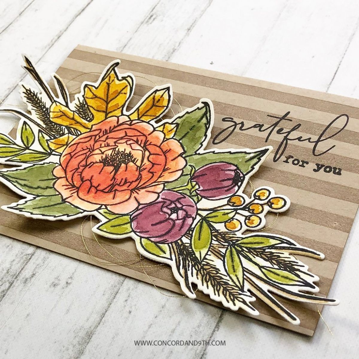 Concord & 9th Grateful For Everything Stamp Set