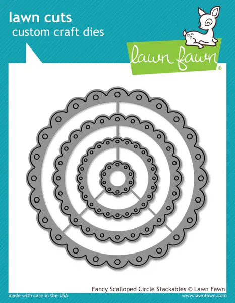 Bilde av Lawn Fawn Fancy Scalloped Circle Stackables Dies