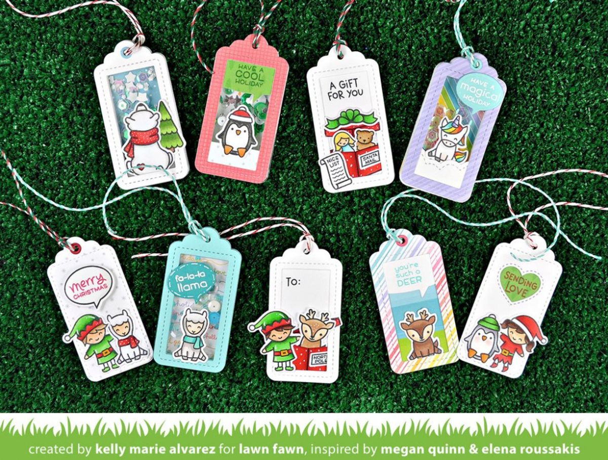 Lawn Fawn Say What? Christmas Critters Dies 