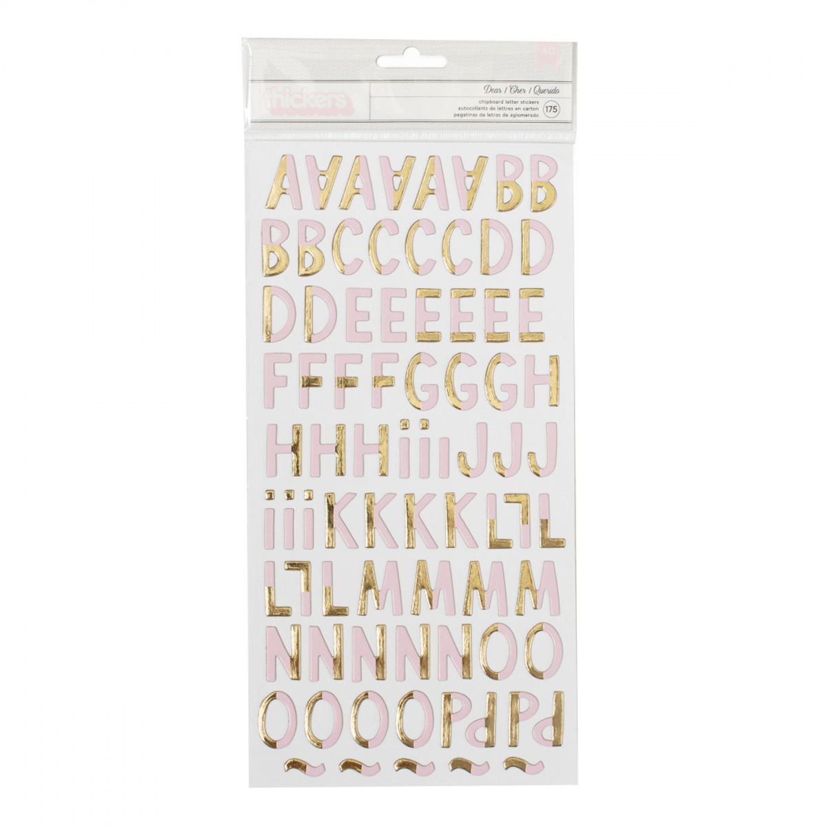 American Crafts Cute Girl Foil Chipboard 