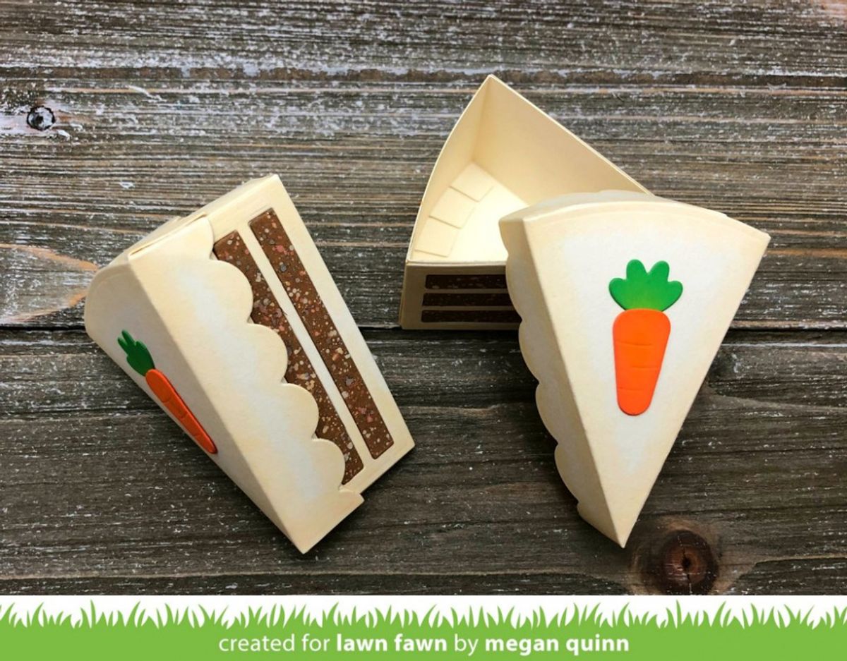 Lawn Fawn Cake Slice Box Dies