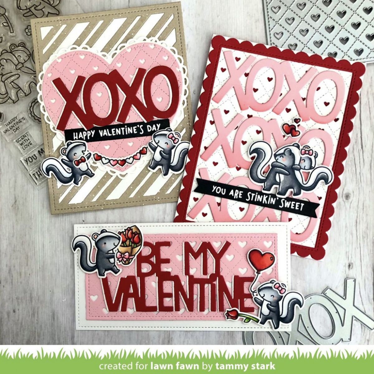 Lawn Fawn Scent With Love Add-On Stamp Set
