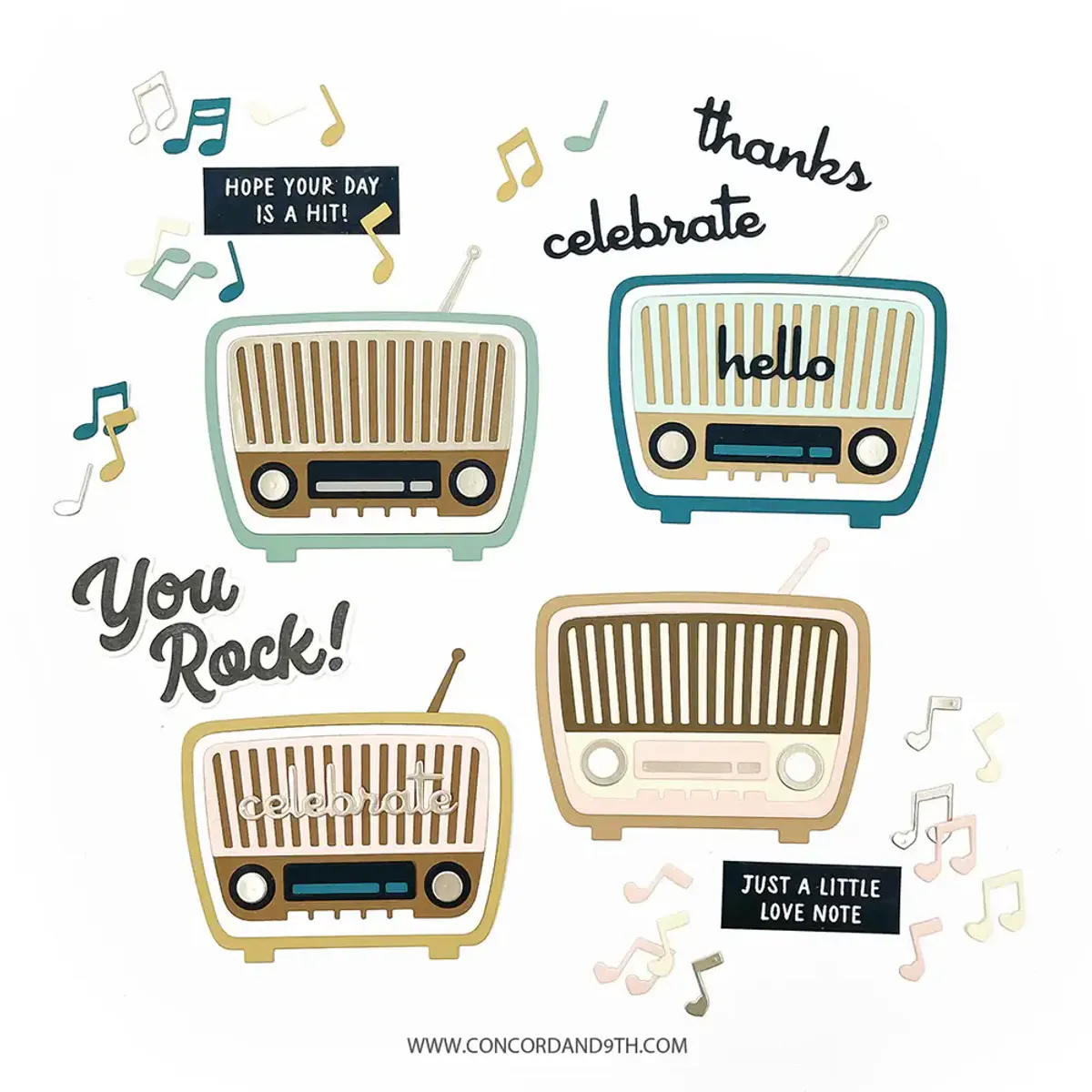 Concord & 9th Retro Radio Bundle