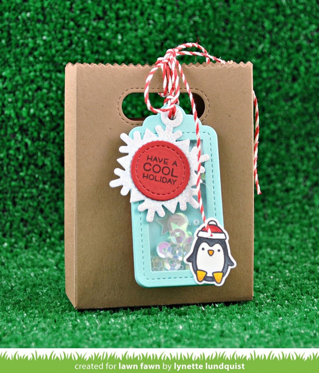 Lawn Fawn Say What? Gift Tags Dies