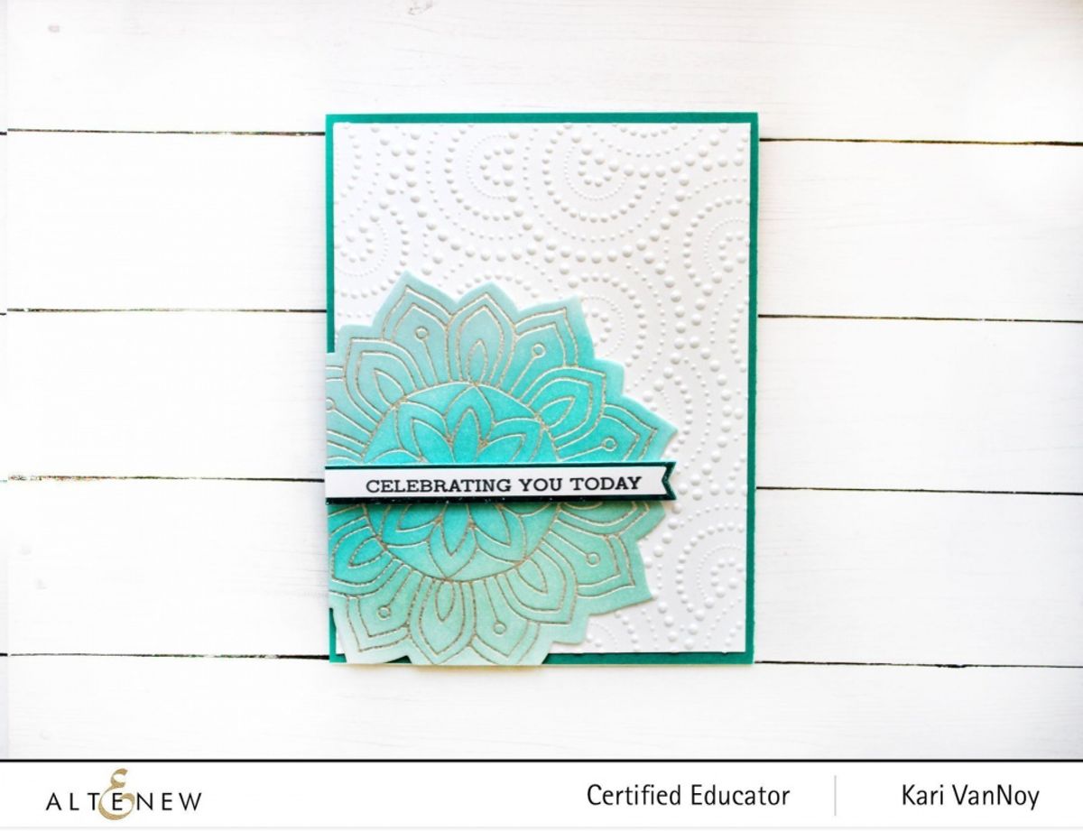 Altenew Sunburst Doily Hot Foil Plate & Die Set