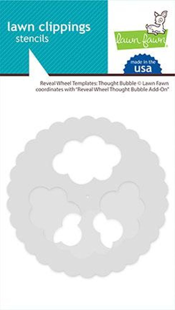 Lawn Fawn Reveal Wheel Templates: Thought Bubble