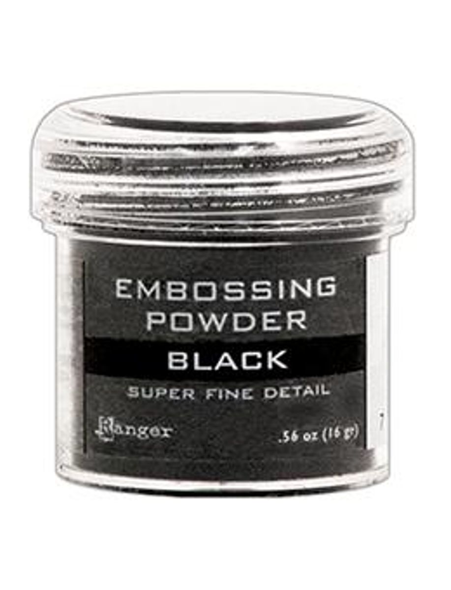 Ranger Embossing Powder Super Fine Black