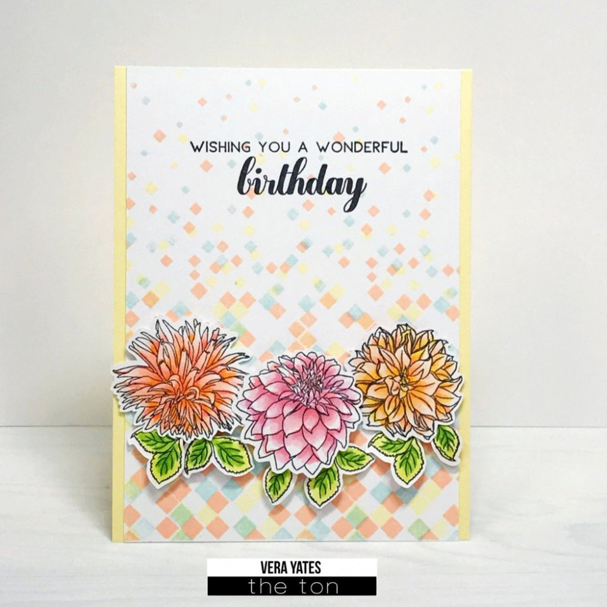 The Ton Toned Squares stamp set