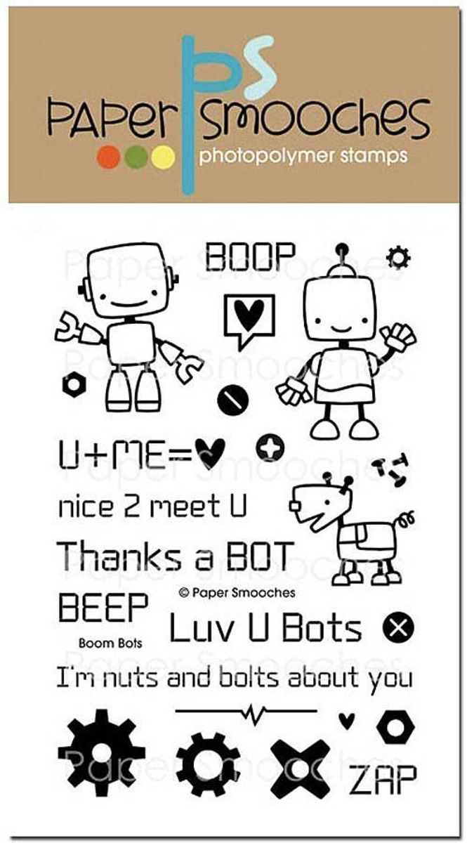Paper Smooches Boom Bots Stamp Set