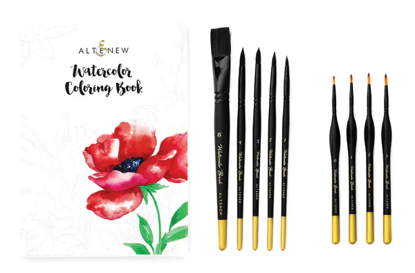 Hovedbilde Altenew Coloring Book and Watercolor Brushes ...