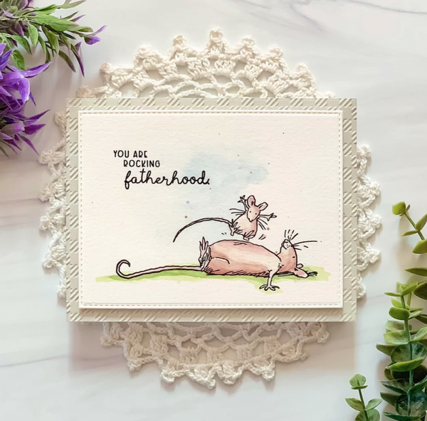 Hovedbilde 3C/ Anita Jeram For Dad stamp and die set