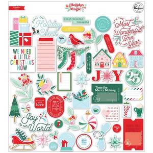 Bilde av Pinkfresh Studio Holiday Magic Ephemera Pack