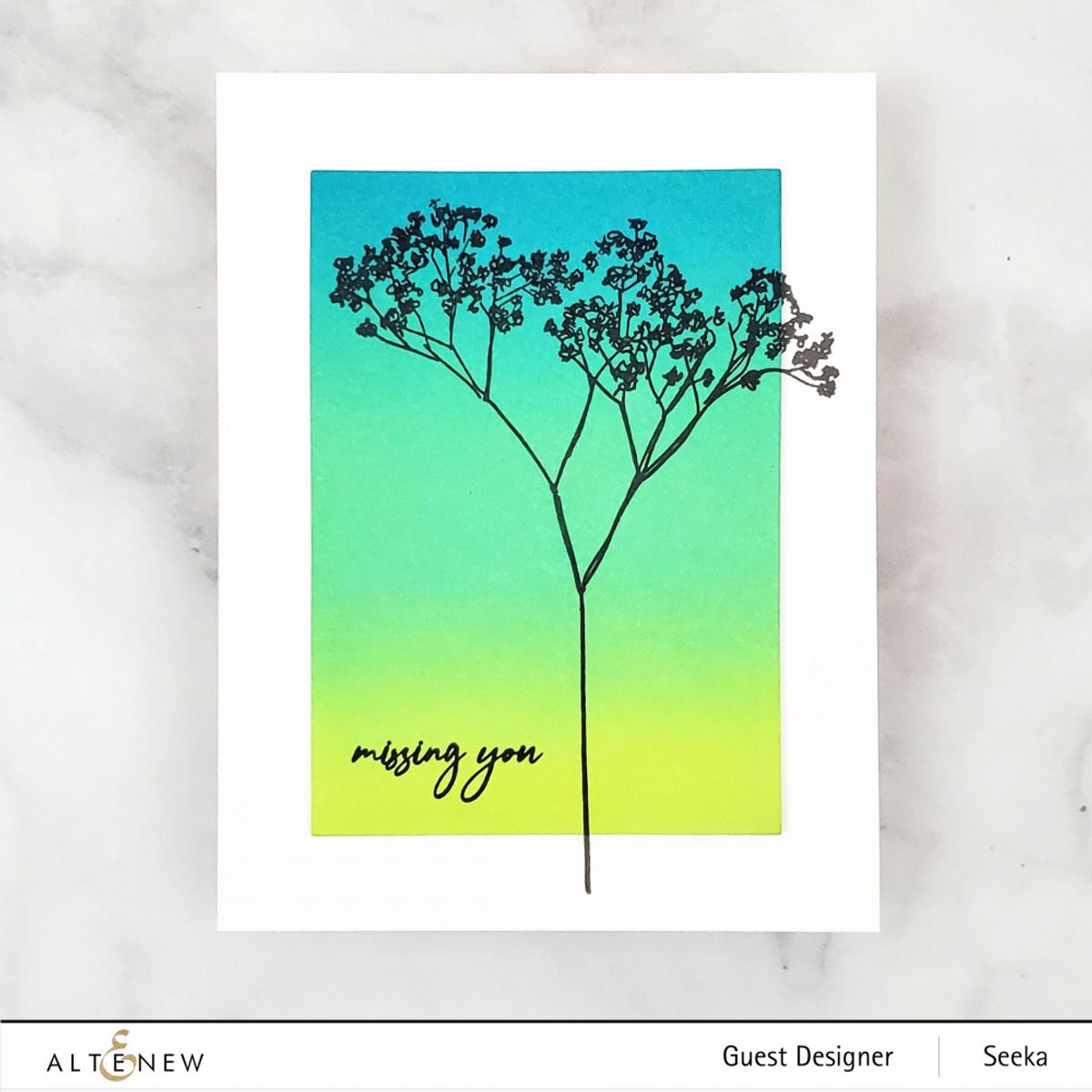 Altenew Fragile Foliage Stamp Set