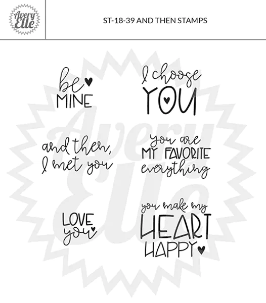 Hovedbilde Avery Elle And Then Clear Stamps