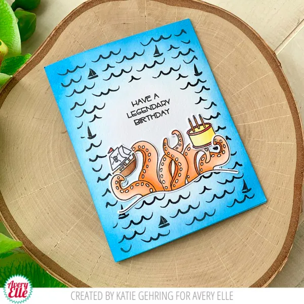 Hovedbilde Avery Elle Swell Clear Stamps