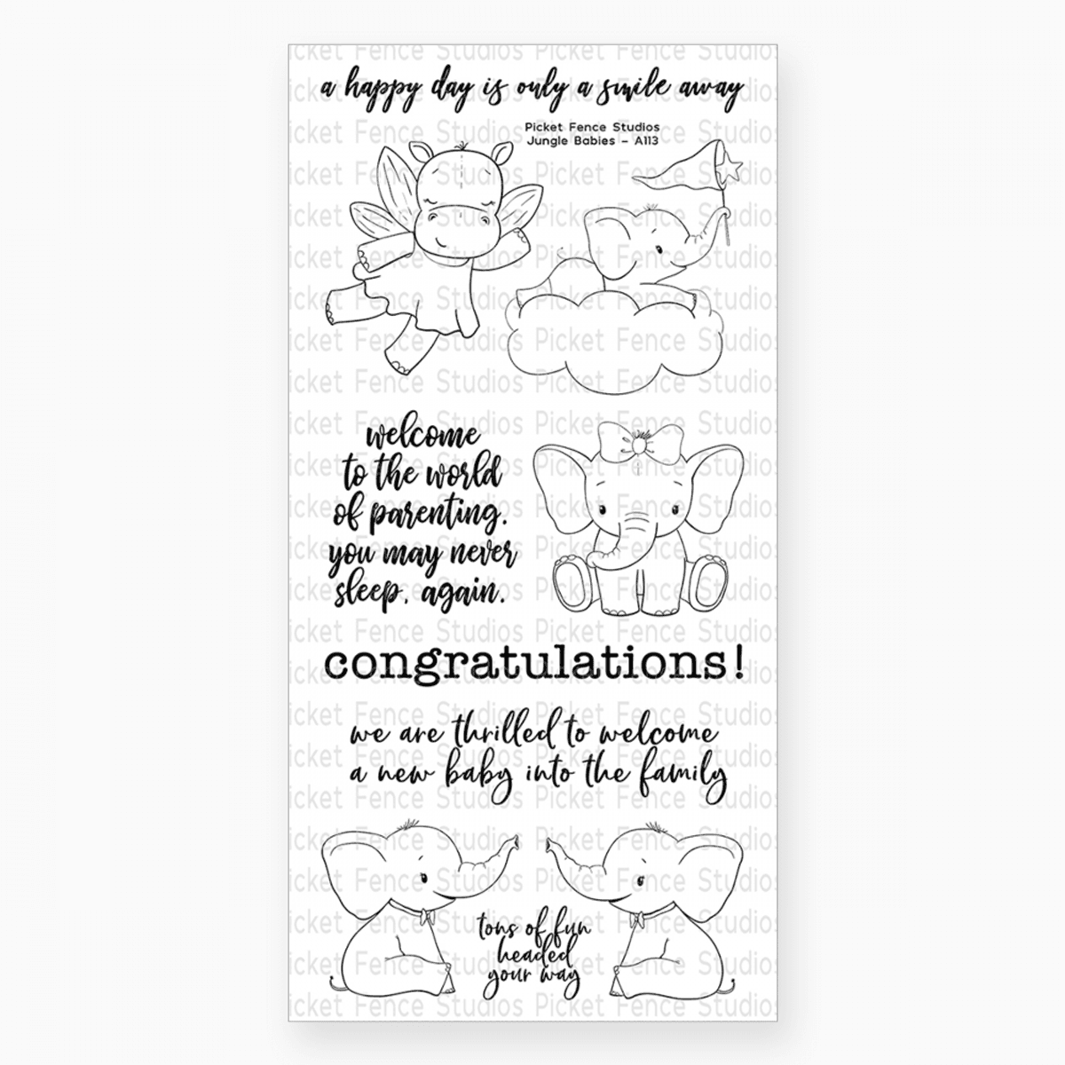 Picket Fence Studios Jungle Babies