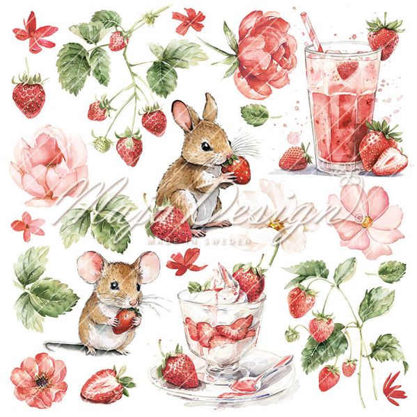 Hovedbilde Maja Design Strawberry Thief 6'' x 6'' Paper Pack