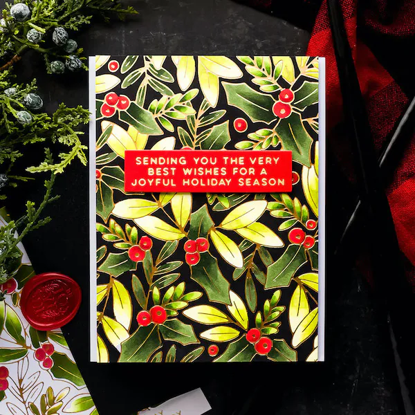 Hovedbilde Spellbinders A Merry Little Christmas Hot Foil & ...