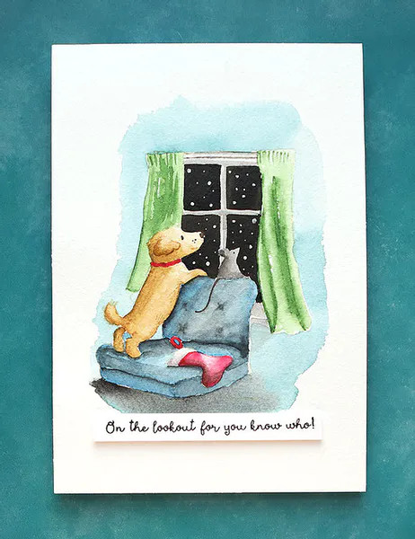 Hovedbilde 3C/ Anita Jeram On The Lookout stamp and die set