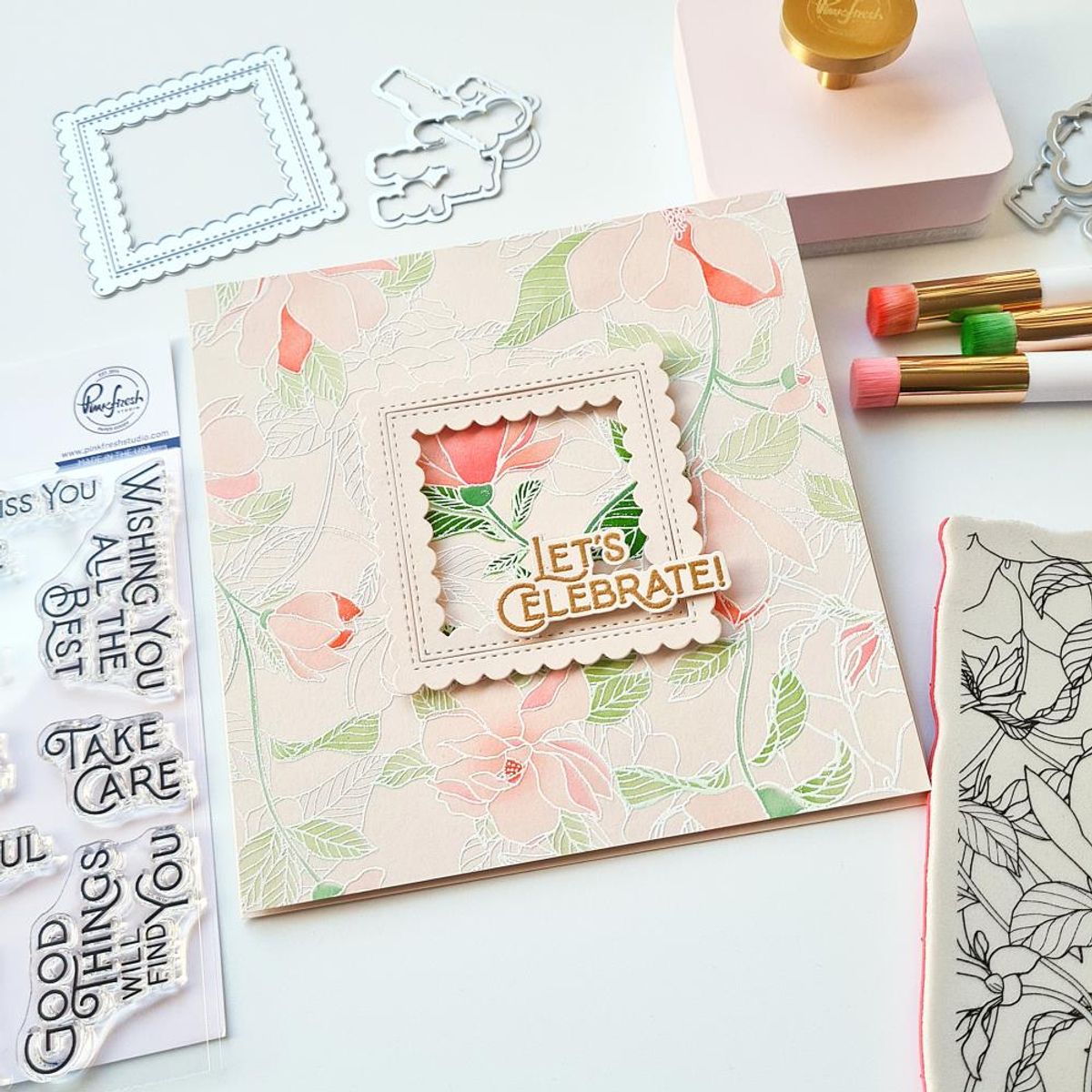 Pinkfresh Studio Magnolia Pattern bundle