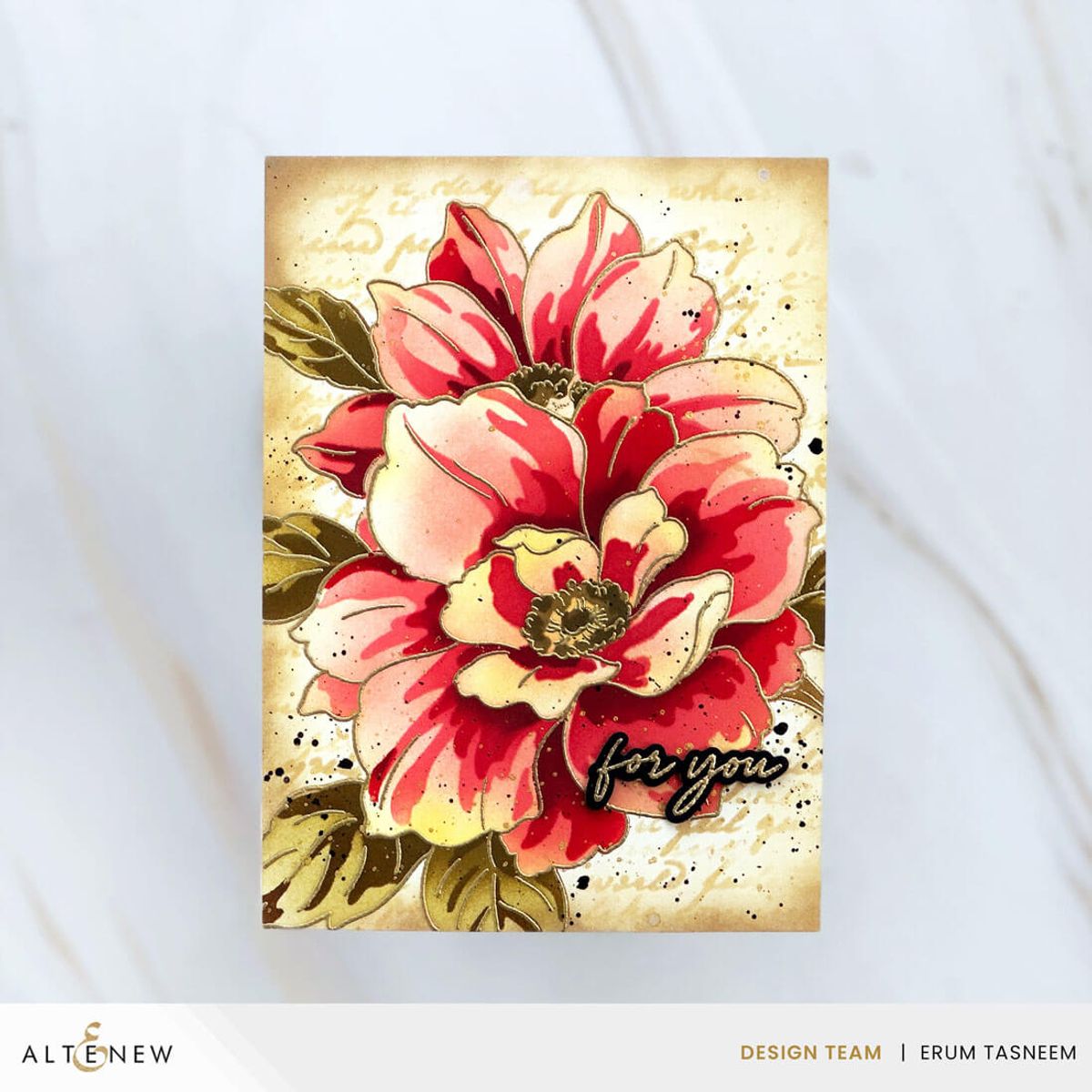 Twin Blooms Stencil Set