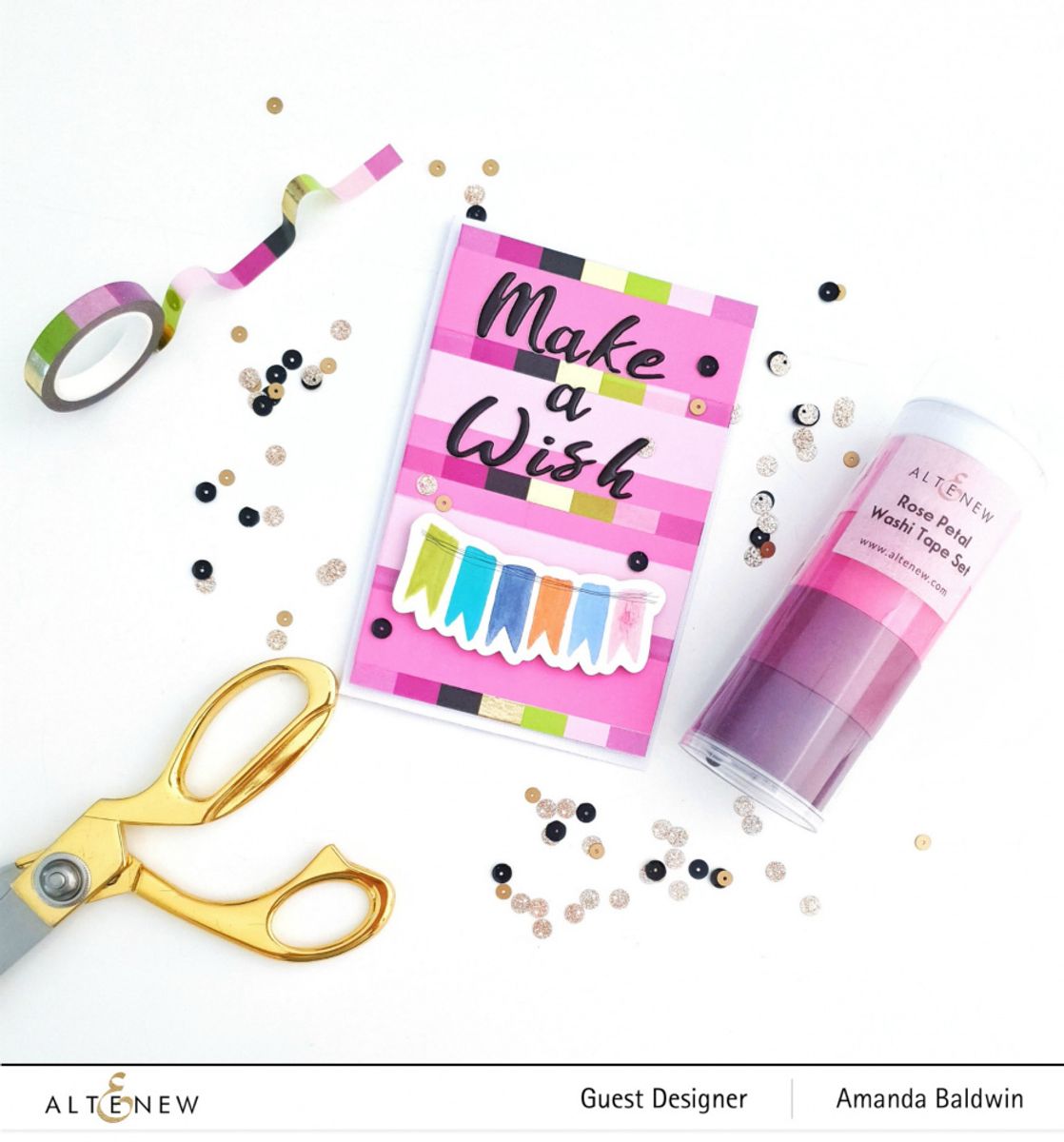 Altenew Rose Petal Washi Tape Set