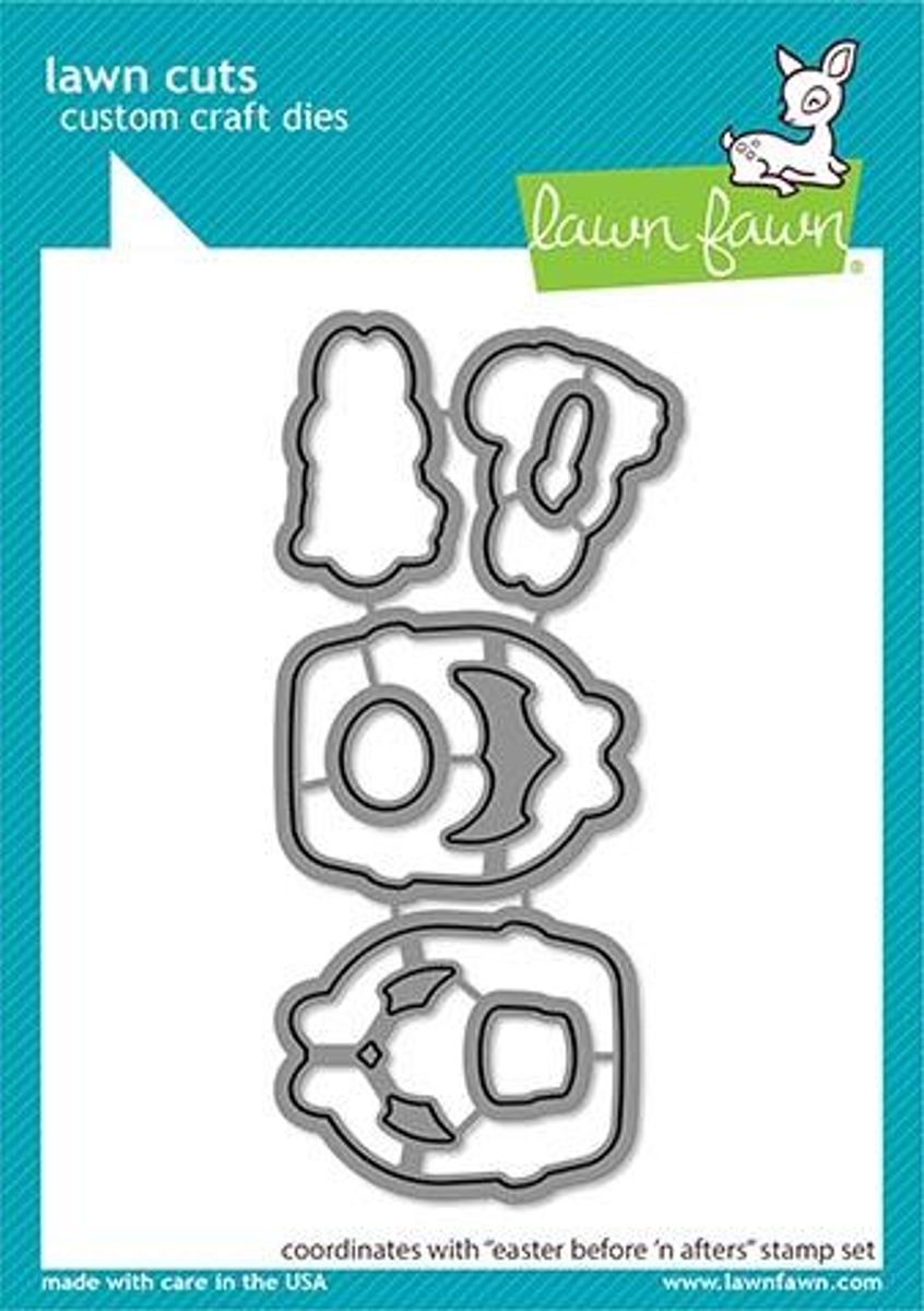 Lawn Fawn Easter Before 'n Afters Stamp Set