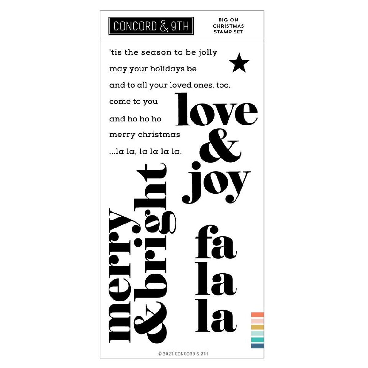 Concord & 9th Big on Christmas Stamp Set