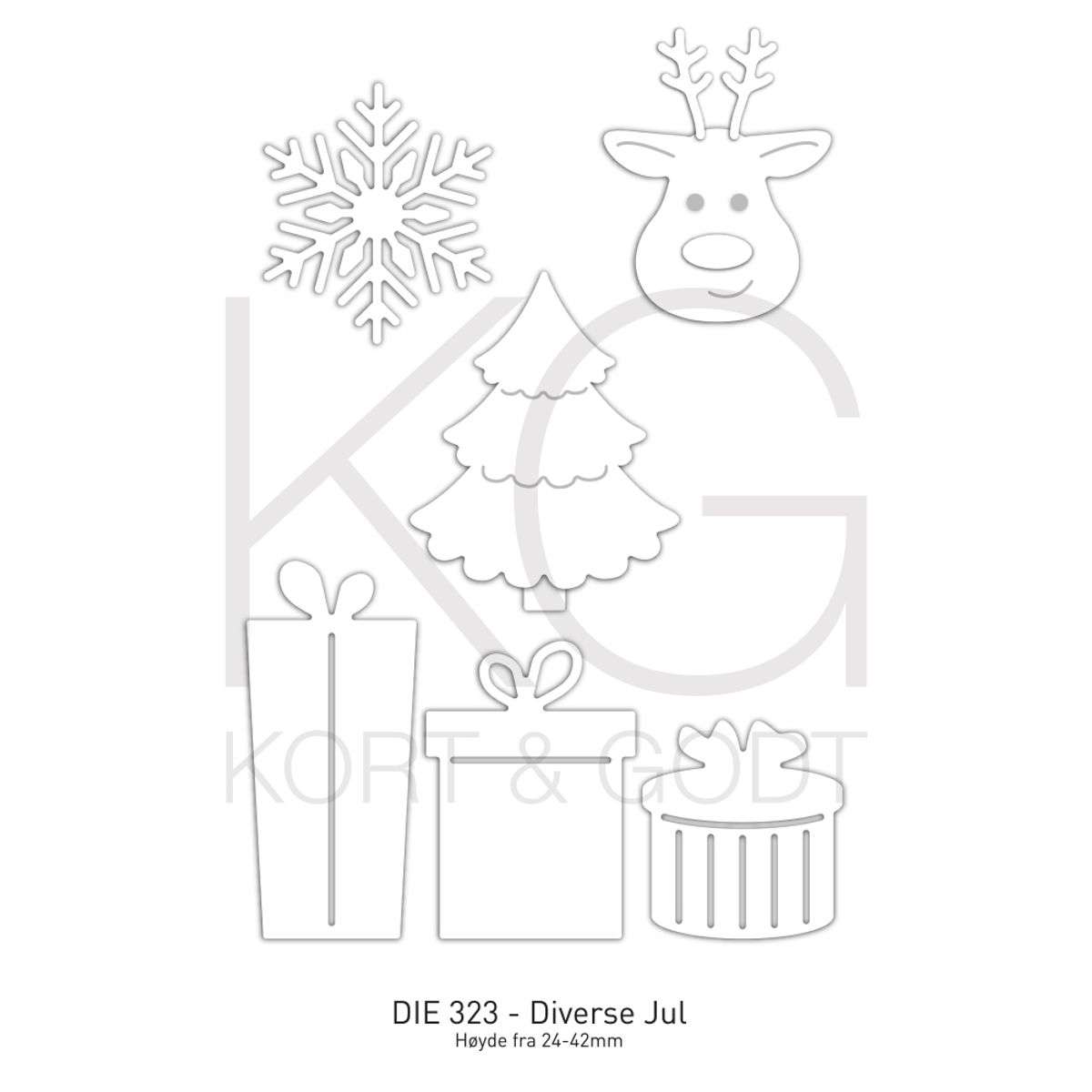 Kort og Godt Die 323 - Diverse jul