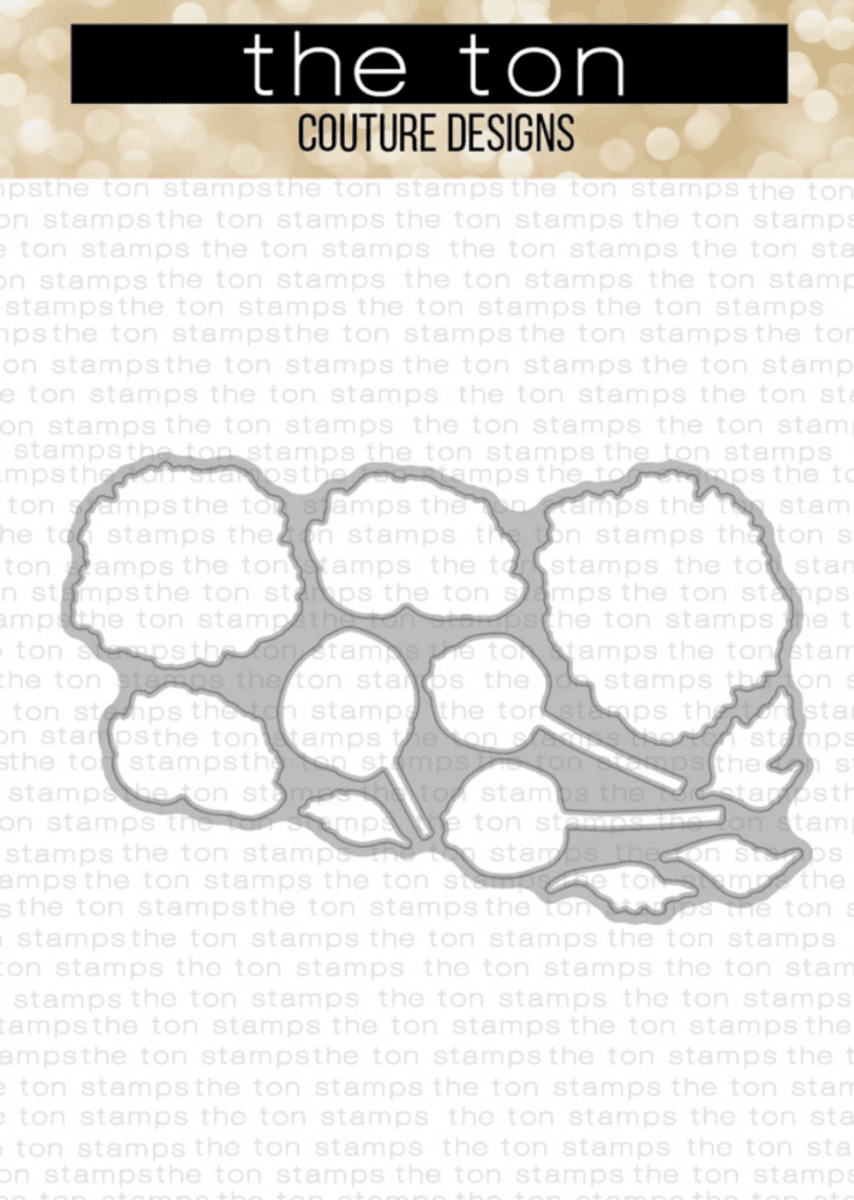 The Ton Grouped Fresh Peonies stamp & die bundle