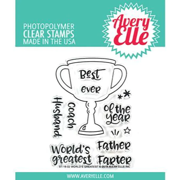 Hovedbilde Avery Elle World´s Greatest Clear Stamps