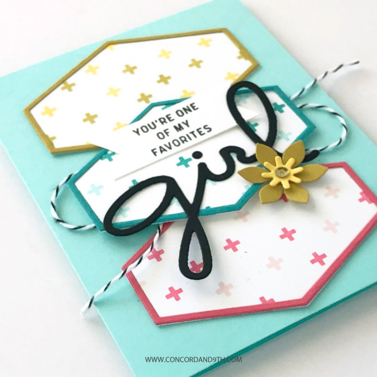 Concord & 9th Positive Print Turnabout Stamp Set