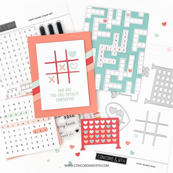 Hovedbilde Concord & 9th Love Games Stamp Set