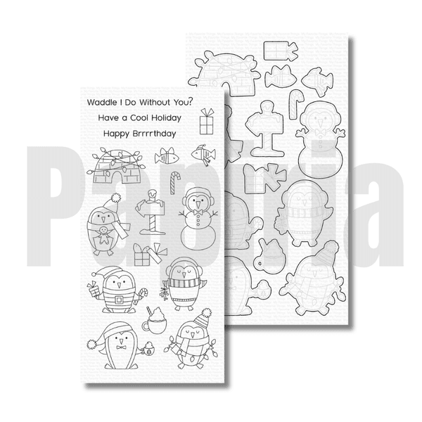 Hovedbilde MFT Polar Penguins stamp and die set