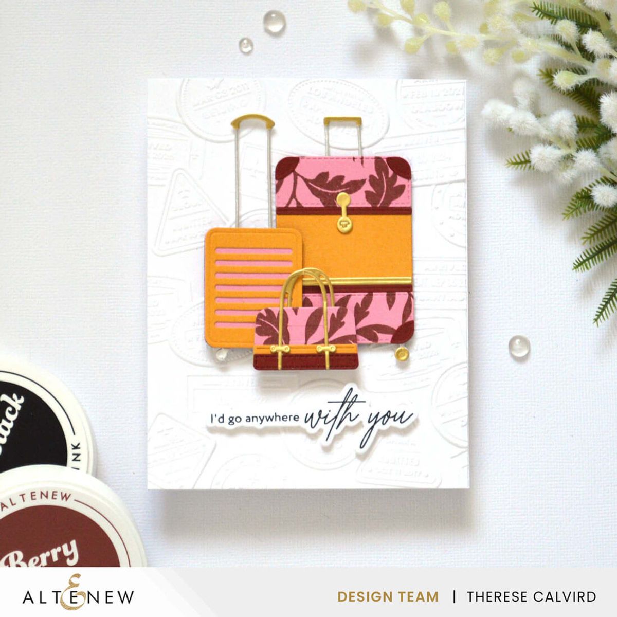 Altenew Wanderlust 3D Embossing Folder